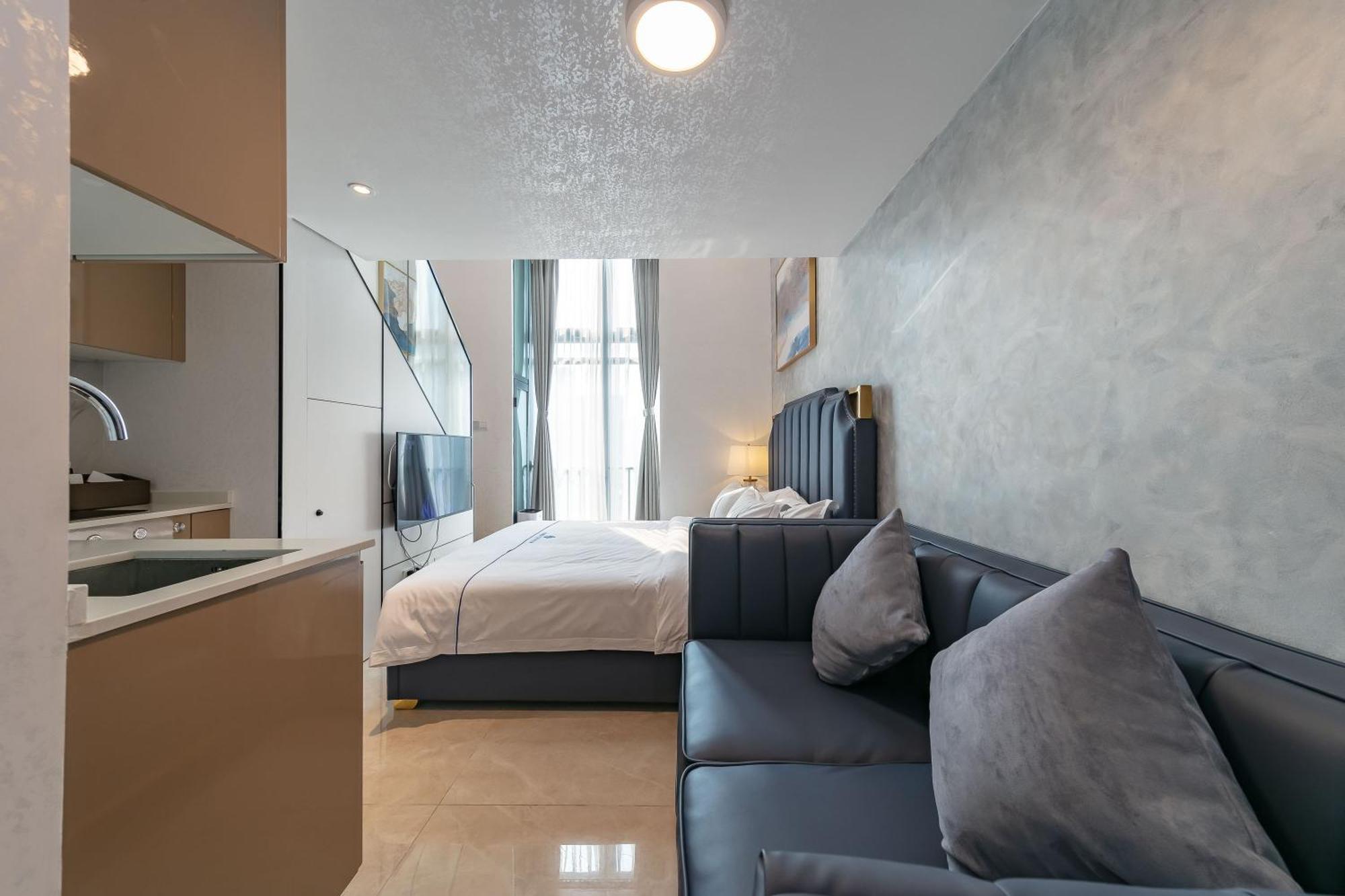 Boruisi Plaza Residence Apartment - Shenzhen Futian Convention & Exhibition Center Екстер'єр фото